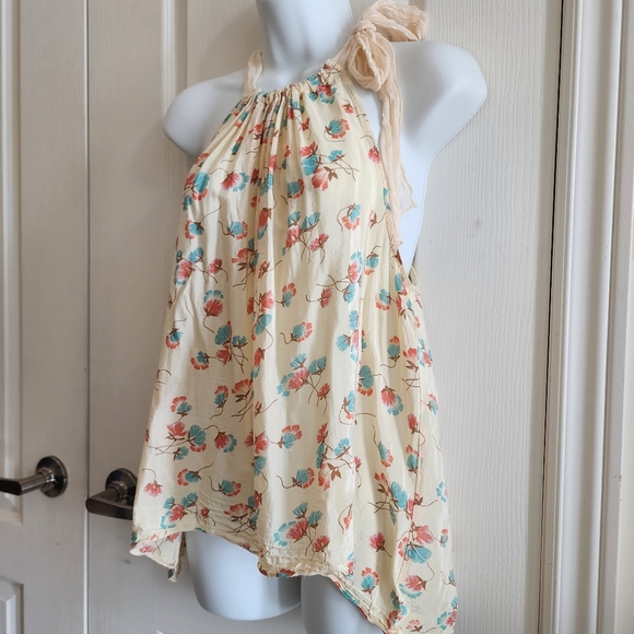 🎈2/$50 Free People Floral Sleeveless Blouse - Picture 5 of 14